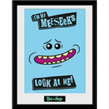 Rick And Morty - Mr Meeseeks (Stampa In Cornice 30x40 Cm)