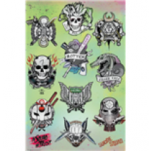 Suicide Squad - Tattoo Parlour (Poster Maxi 61x91,5 Cm)