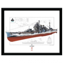 Image Encadrée World of Warships - Atago