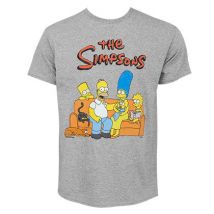 T-shirt Les Simpson - Famille sur Canapé