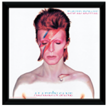 David Bowie - Aladdin Sane (Stampa In Cornice 30x30 Cm)