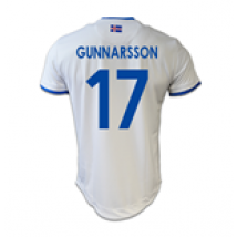 Maillot de Football Islande Away 2016-2017 (Gunnarsson 17)