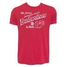 T-shirt Budweiser da uomo