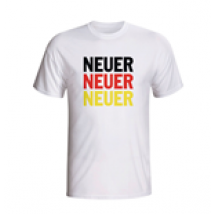 T-shirt Germania calcio (Bianco)