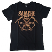 T-shirt Sons of Anarchy SAMCRO Chained Brown