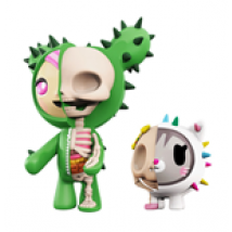 Tokidoki pack 2 figurines XXRAY Sandy & Carina 5-10 cm