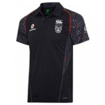 Polo L'équipe de Nouvelle -Zélande de Rugby (Noir)