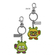 Dr. Slump porte-clés caoutchouc Nikochan & Servant 7 cm