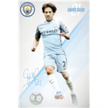 Manchester City - Silva 16/17 (Poster Maxi 61x91,5 Cm)