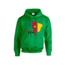 Sweat-shirt Cameroun Football (Vert)