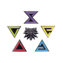 Witcher 3 Wild Hunt pack 6 badges