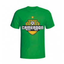 T-shirt Cameroun Country Logo (Vert) - Enfants
