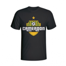 T-shirt Cameroun Country Logo (Noir)