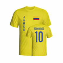 T-shirt Colombie Football (Jaune)