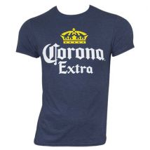 T-shirt Corona Classic Label Blu