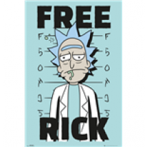 Rick And Morty - Free Rick (Poster Maxi 61x91,50cm)