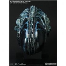 Aliens réplique 1/1 tête Alien Warrior Blue Edition 45 cm