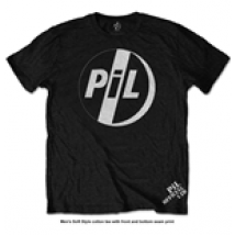 T-shirt Pil Public Image Ltd: White Logo