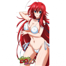 High School DxD serviette de bain Rias White Bikini 150 x 75 cm