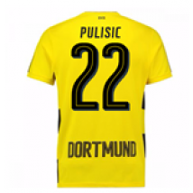 Maillot Borussia Dortmund Home 2017-2018 (Pulisic 22)