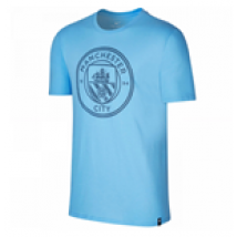 T-shirt Manchester City 2017-2018 (Blu)