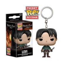 Attack on Titan porte-clés Pocket POP! Vinyl Levi Ackerman 4 cm