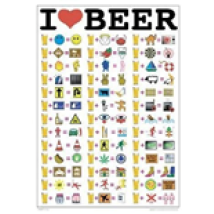 Poster I Love Beer