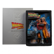 Retour vers le Futur Diorama Sculpted Movie Poster et Ultimate Visual History Collectors Edition