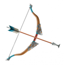 Legend of Zelda Breath of the Wild réplique Roleplay arc et flèche de voyageur 65 cm