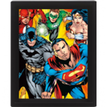 Dc Comics - Heroes (Poster Lenticolare 3D)