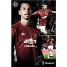 Manchester United - Ibrahimovic Collage 16/17 (Poster Maxi 61x91,5 Cm)