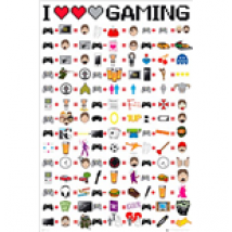 I Love - Gaming (Poster Maxi 61x91,5 Cm)