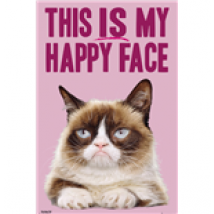 Grumpy Cat - Happy Face (Poster Maxi 61x91,5 Cm)