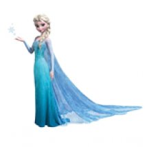 La Reine des neiges Décoration vinyle repositionnable géante Elsa