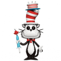 Dr. Seuss POP! Books Vinyl figurine Cat in the Hat with Cake & Umbrella 9 cm