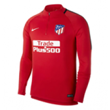 Felpa Atletico Madrid 2017-2018 (Rosso)