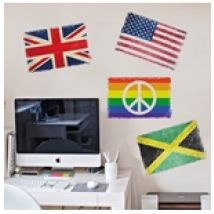 Autocollant Muraux Flags 274640