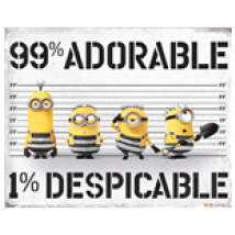 Despicable Me 3 - 99% Adorable 1% Despicable (Poster Mini 50x40cm)