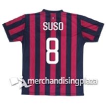 Prima maglia Milan ufficiale Suso 8 replica stagione 2017-18