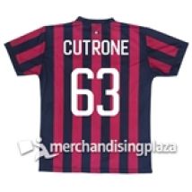 Prima maglia Milan ufficiale Cutrone 63 replica stagione 2017-18