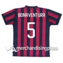 Prima maglia Milan ufficiale Bonaventura 5 replica stagione 2017-18