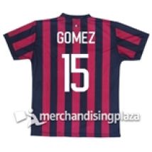 Prima maglia Milan ufficiale Gomez 15 replica stagione 2017-18