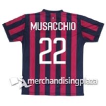 Prima maglia Milan ufficiale Musacchio 22 replica stagione 2017-18