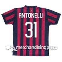 Prima maglia Milan ufficiale Antonelli 31 replica stagione 2017-18
