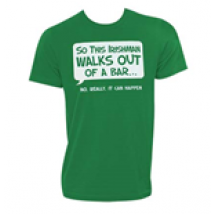 T-shirt Irish - Irishman Walks Out Of A Bar