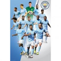 Poster Manchester City Players 17