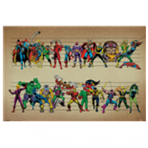 Marvel Comics - Line Up (Poster Maxi 61X91,5 Cm)