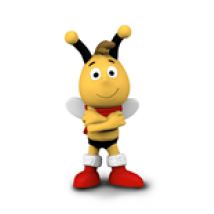 Maya l´abeille figurine Christmas Willy 6 cm