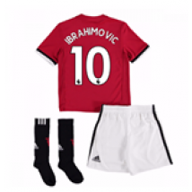 Tenue de Football Mini Kit Manchester United FC Home 2017-2018 (Ibrahimovic 10).