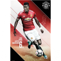 Poster Manchester United - Pogba 17/18 - 61x91,5 Cm